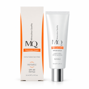 ضد افتاب بی رنگ spf50 فاقد چربی ام کیو ml55 ضد افتاب بی رنگ spf50 فاقد چربی ام کیو ml55