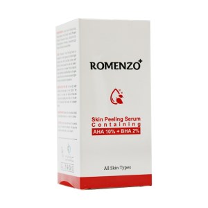 رومنزو سرم لایه بردار پوست حاوی AHA 10% + BHA 2%