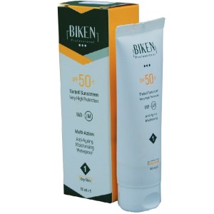 ضدآفتاب رنگی شماره 1بیکن spf50 مناسب پوست خشک ml50