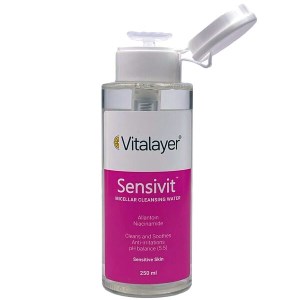 ویتالیر محلول پاک کننده پوست حساس 250 میل