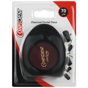 کانفیدنت نخ دندان ذغالی